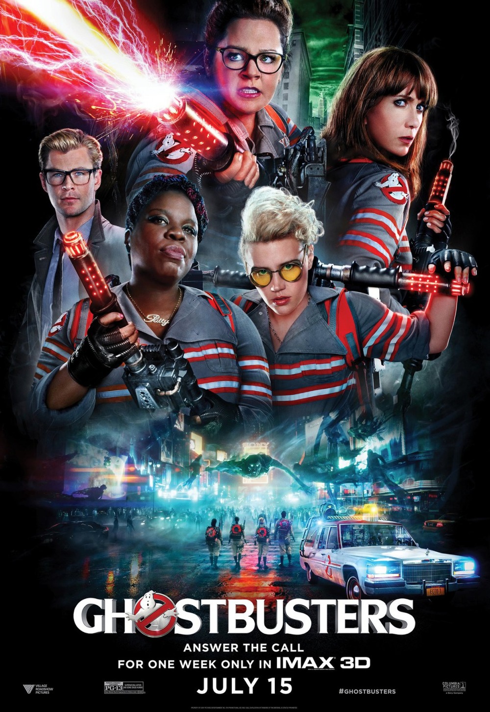 Image result for ghostbusters 2016 movie poster