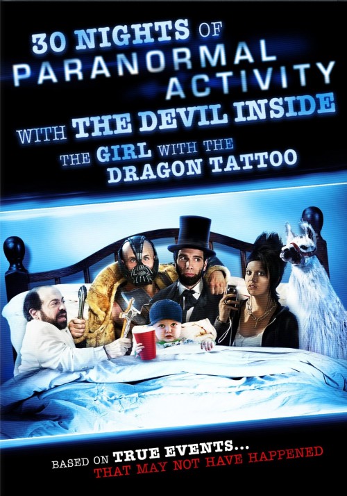 30 Nights of Paranormal Activity with the Devil Inside the Girl with the Dragon Tattoo poster