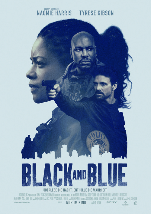 Black and Blue poster