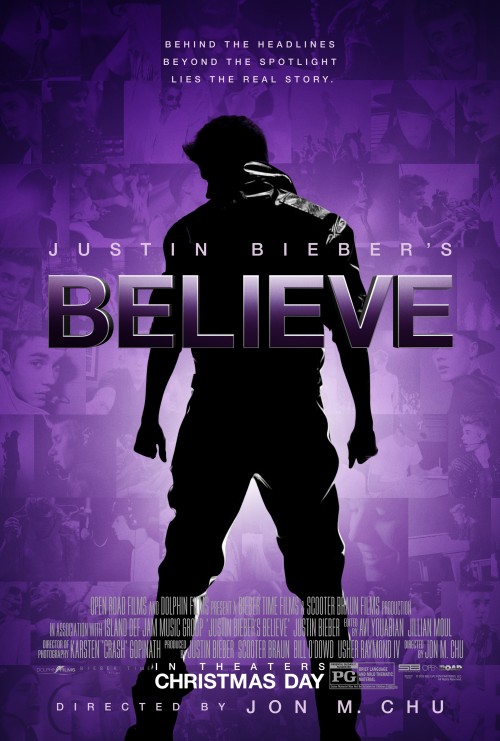 Justin Bieber&#039;s Believe poster