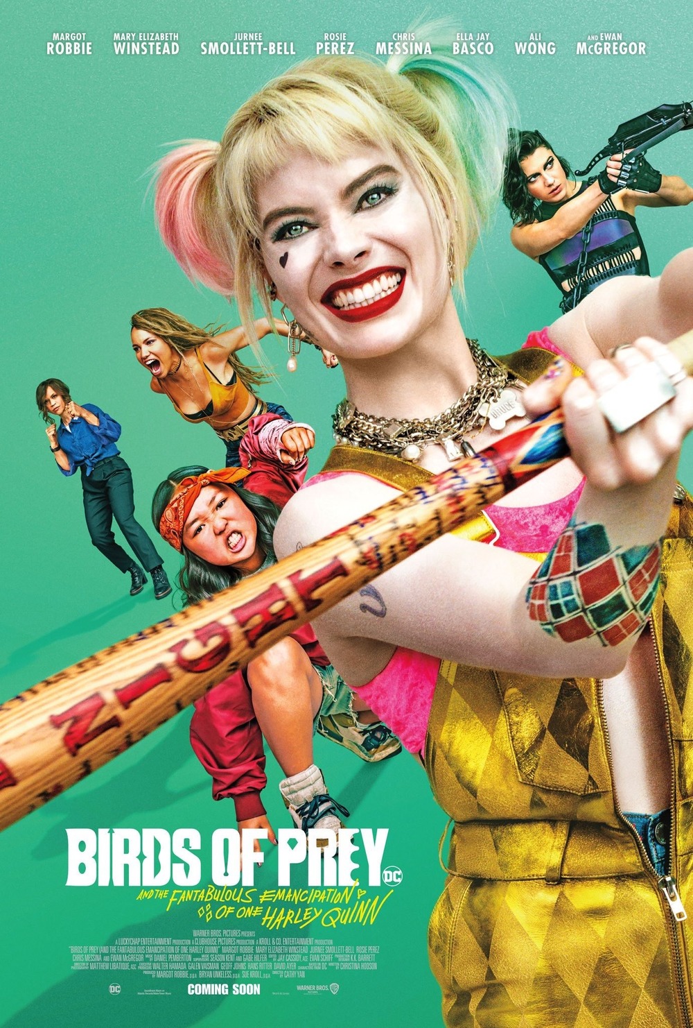 thumbnail image 2 of DC Comics Harley Quinn Birds Of Prey Women's Knee High Socks - Officially Licensed Merchandise 2 of 10