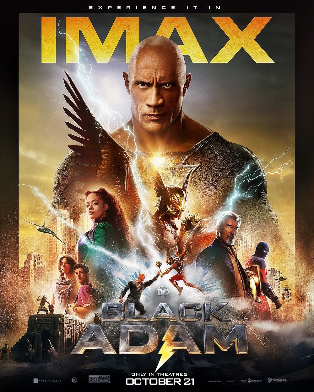 Black Adam (2022) (DVD) (Starring Dwayne Johnson) 