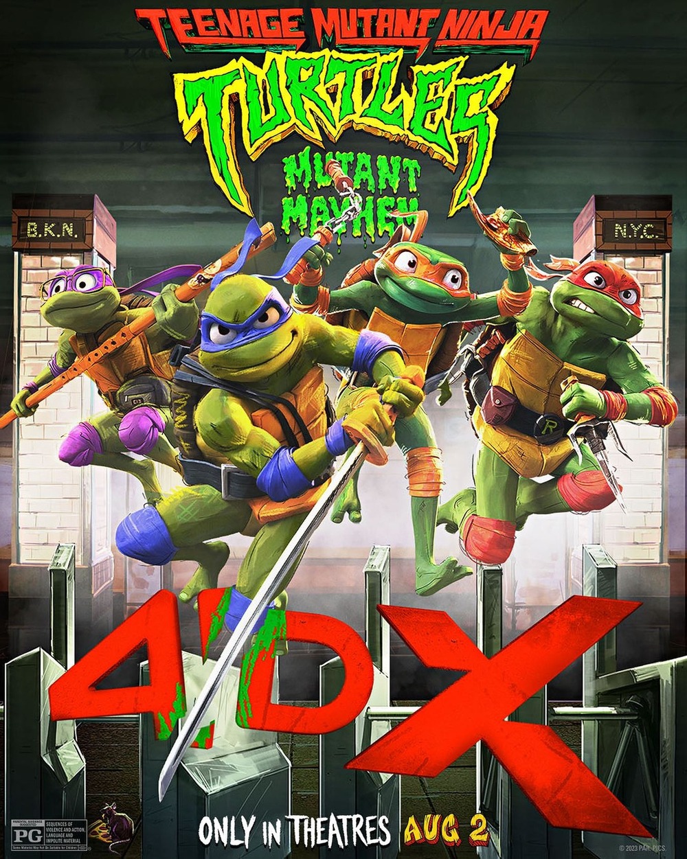 Teenage Mutant Ninja Turtles: Mutant Mayhem (2023), New, Sealed, DVD