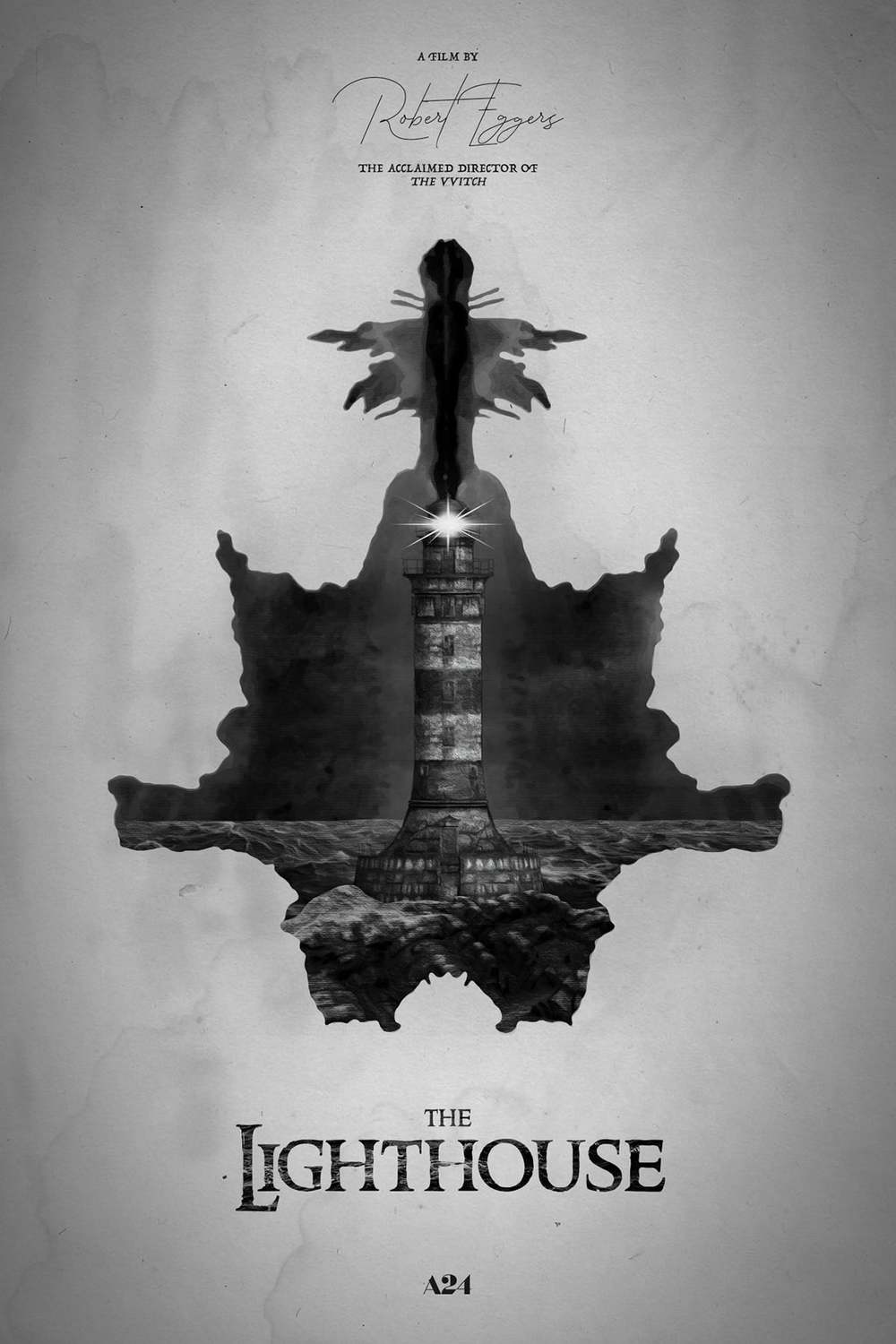 The Lighthouse Movie Poster – Willem Dafoe, Robert Pattinson – 11x17 Inches