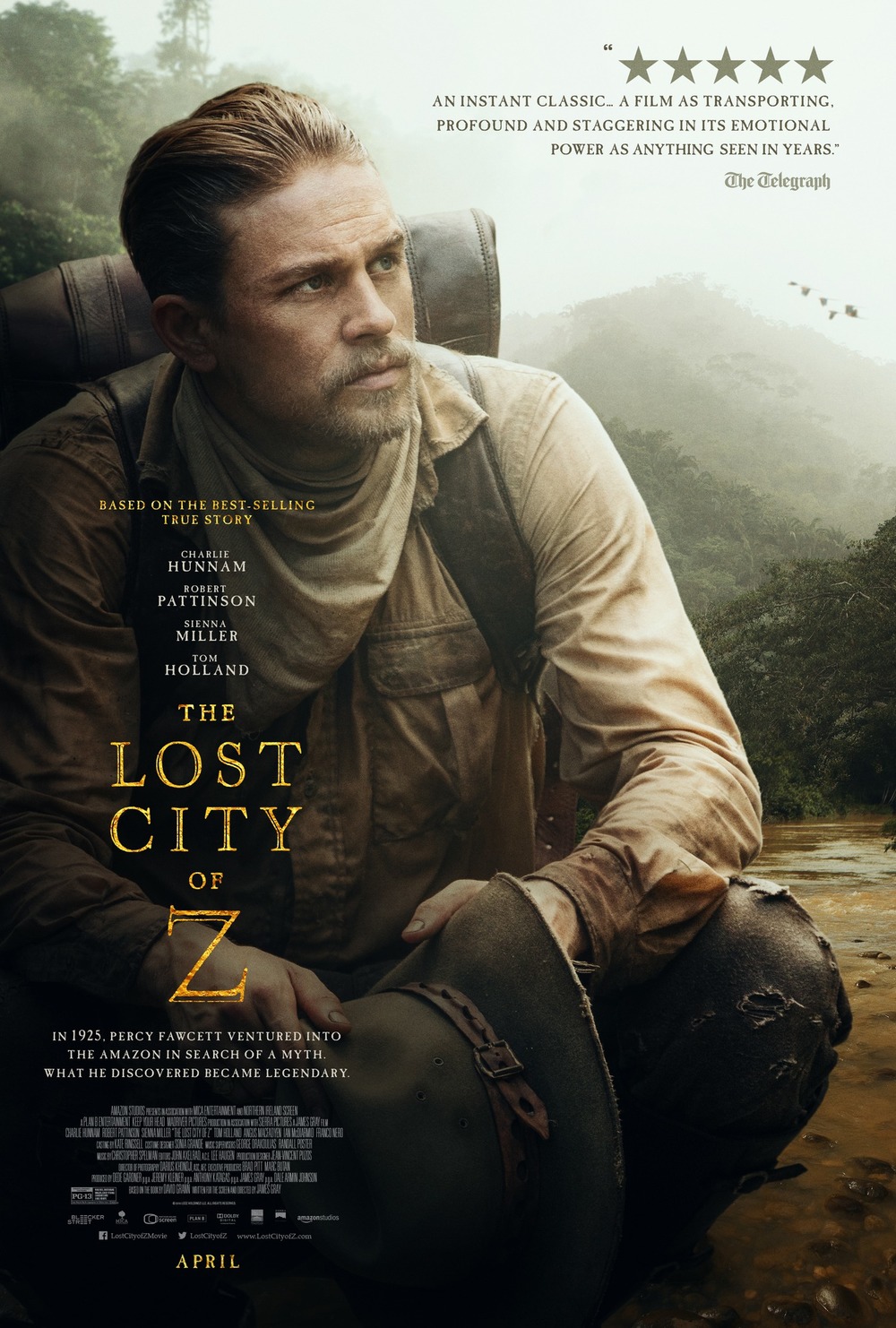 The Lost City of Z DVD Release Date | Redbox, Netflix, iTunes, Amazon