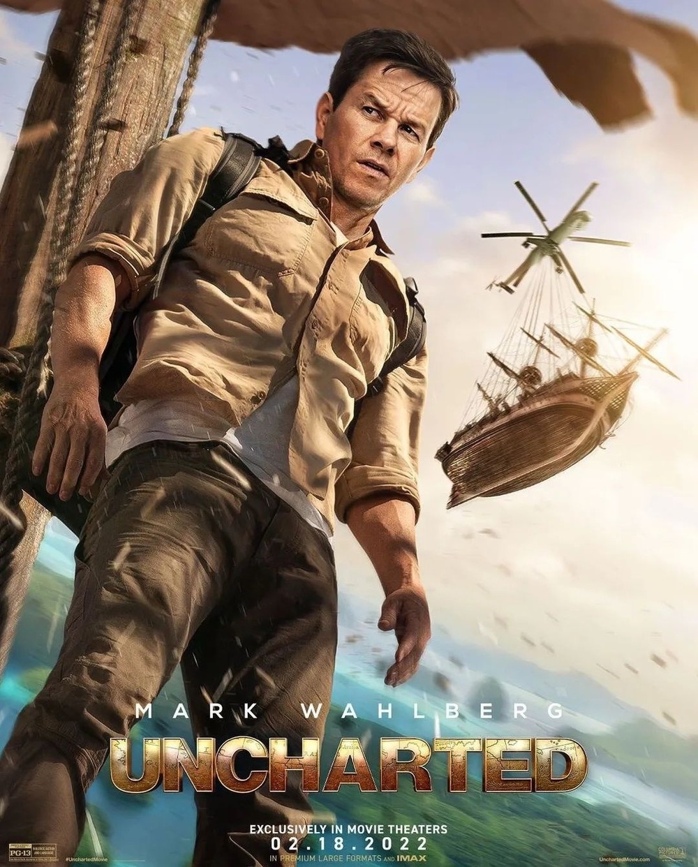  Uncharted [Blu-ray] [DVD] : Tom Holland, Mark Wahlberg