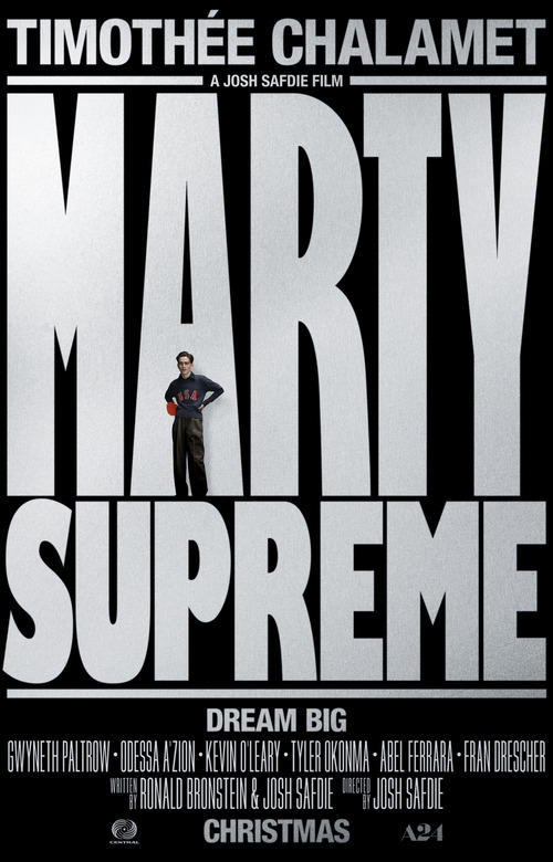 Marty Supreme poster