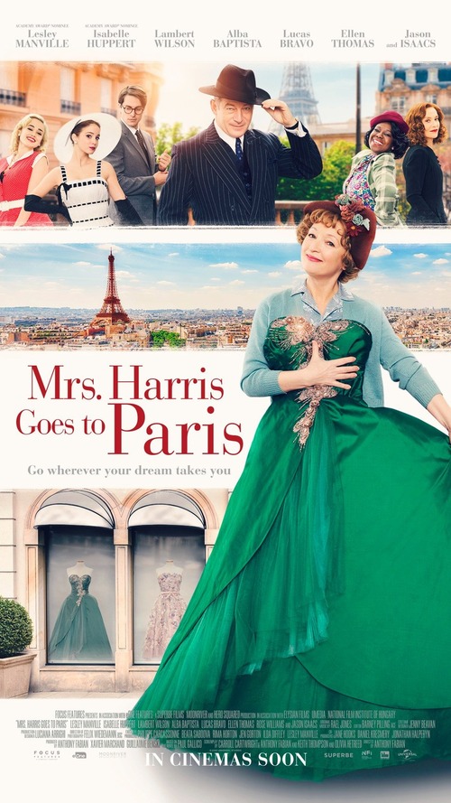 Mrs. Harris Goes to Paris poster