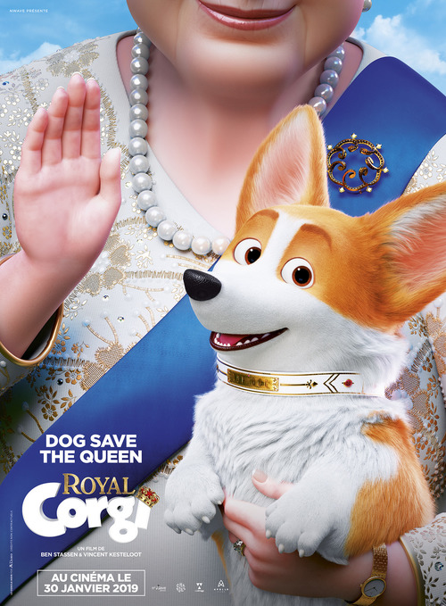 The Queen&#039;s Corgi poster