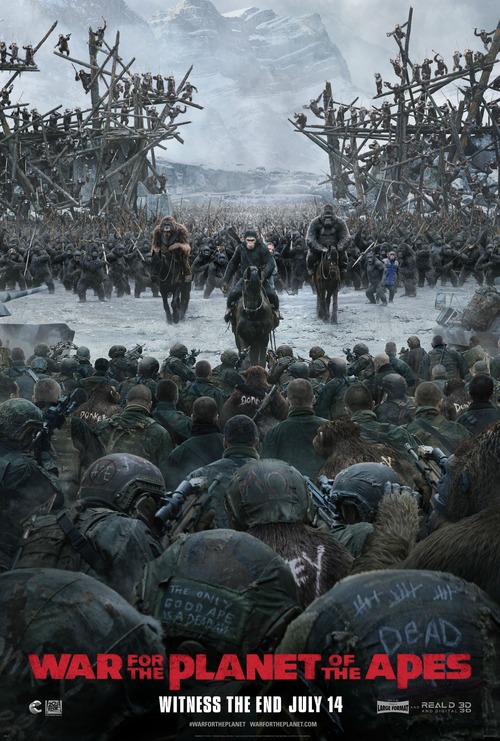 War for the Planet of the Apes poster